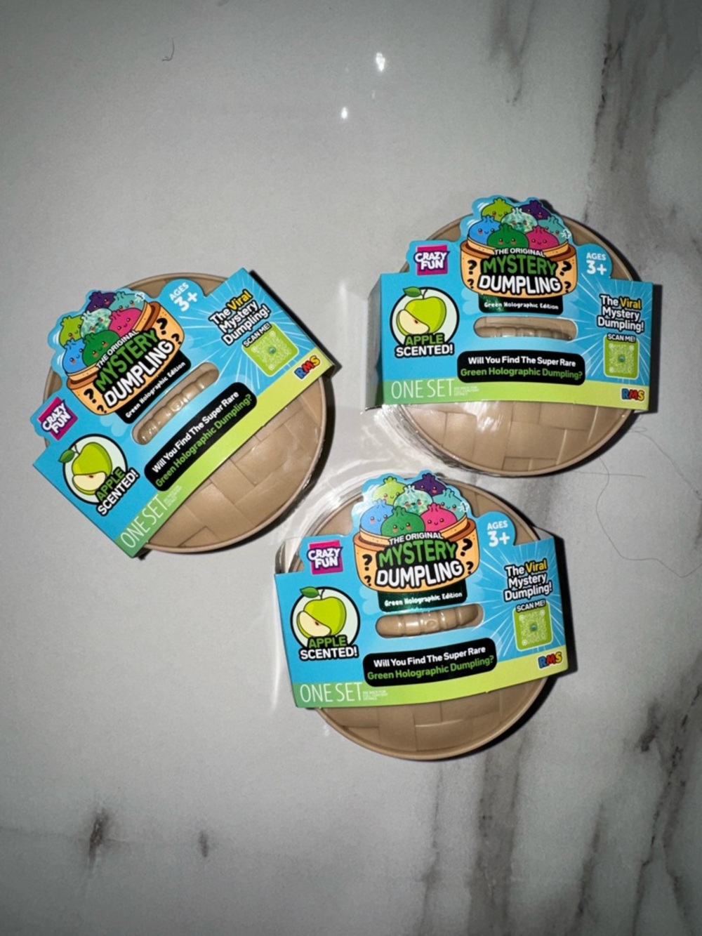RMS Mystery Dumpling Apple Scented green holographic edition